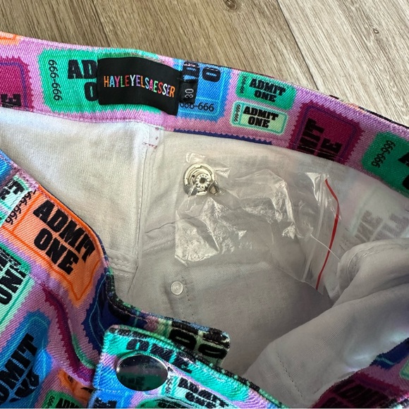 NWOT Hayley elsaesser admit one jeans - Picture 8 of 8